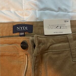 NYDJ Tan Corduroy Skirt